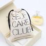 Custom Logo Printing Thick Canvas Gift Makeup Drawstring Bag Jewelry Pouch Skincare Product Packaging Cosmetic Bag