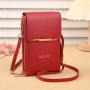 New Mobile Phone Bag for IPhone 15Pro Max Small Mini Single Shoulder Crossbody Bag Zipper Wallet Fashion Mobile Phone Bag