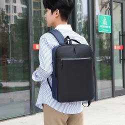 ZR904 Man Laptop Bag USB Charger Computer Cover Women Backpack Oxford Waterproof Zipper Print Logo Backpack Business Schoolbag