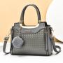 2024 New Large Capacity Women's Fashionable Shoulder Messenger Bag Single Strap Portable Chains Elegant Mother Bag Simple