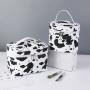 Wholesale Beauty PU Makeup Storage Bag Portable Waterproof Travel Custom Cow Pattern Print Cosmetic Bags
