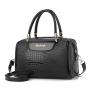 2024 new crocodile pattern  Bags for women Boston pillow bag large capacity women's handbag shoulder crossbody bag