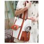 ZR848 Pet Bag Dog Cat Travel Exposed Head Portable Shoulder Tote Bag Lovely PU Canvas Breathable Fabric Portable Outdoor Pet Bag