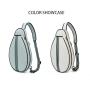ZWY171 Wholesale New Lightweight Compact Racket Organizer Bag Waterproof Oxford Men Women Sport Shoulder Bag Utility Racket Bag