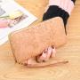 New Long Zipper Handheld Embossed Simple Women's Wallet