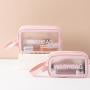 Travel Transparent Cosmetic Bag PVC Women Zipper Clear Makeup Bags Beauty Case Make Up Organizer Storage Bath Toiletry Wash Bag
