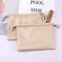 Hot Sale Emboss Pu Leather Drawstring Cosmetic Packaging Bag Waterproof PU Leather Makeup Pouch Bag