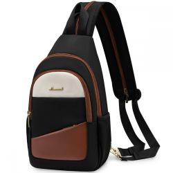 LOVEVOOK 2023 Fashion Travel Chest Bag for College Sling Bag Backpack Crossbody Bag Convertible Waterproof Small Hiking Daypacks