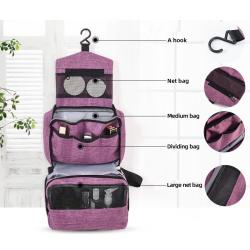 Travel Makeup Bag Toiletries Organizer Bathroom Waterproof Wash Hanging Storage Travel Toiletry Cosmetic Bags