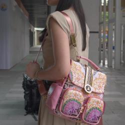 hot selling printing handbag for ladies luxury large capacity female designer backpack for girls quality shoulder bag factory 28