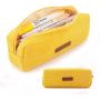 Gelory Custom Logo Pencil Pouch Travel Toiletry Make Up Bag Coin Pouch Durable Office Stationery Organizer For Teen School
