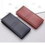 OEW047 Custom Logo Fashionable Long Section Clutch Wallet For Men PU Leather ID Credit Card Holder Simple Slim Coin Purse
