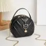 Women's Small Round Bag 2024 New Women's Shoulder Crossbody Bags Cheap Wholesale Women's Embossed Small Handbag Mobile Phone Bag