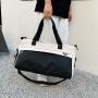 Gelory Carry On Shoulder Organizer Bags Embroidery Logo Luggage Duffel Bags For Men Women Sports Gym Travel