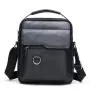 XL005 Best-selling Vintage Men's Shoulder Bag Daily Life Multi-layer Large Capacity Handbag Wear-resistant Durable Leather Bag