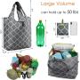 Wholesale Custom Printing Eco-Friendly Pouch Foldable Grocery Bags Reusable Folding Polyester Shopping Bags