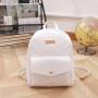 Hot sale backpack bag women large capacity  pu leather backpacks woman wholesale cheap student schoolbag shoulder bag