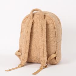 Custom Design Plush Cartoon Kids Cute Casual Sports Mini Hiking Sherpa Fleece Backpacks School Bookbags Teddy Backpack