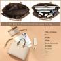 LOVEVOOK Quality 2pcs Waterproof Canvas Business Bag ladies fits 15.6in briefcase large Tote crossbody Bag travel laptop handbag