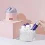 Women Drawstring Cosmetic Bags Travel Storage Makeup Bag Organizer Female Storage Pouch Toiletry Make Up Beauty Kit Box