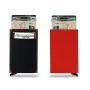 Ultra Slim Minimalist Aluminum Card Holder Automatic Pop Up ID Credit Card Holder Wallet with Elasticity Pocket