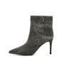 Bottes Femme Ladies Autumn Winter Cowgirl Boots Pointy Toe Stiletto Heels Stylish Dress Short Boots Women Denim Ankle Booties