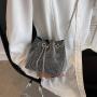 2023 Luxury Handbags Rhinestone Diamonds Decoration Women Handbags Ladies Women's Bucket Bags