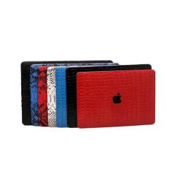 OEM ODM customise hot products luxury high quality real embossed crocodile leather for Macbook Air Pro 11 12 13 15 laptop cover