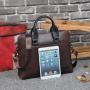 ZWY318 Daily Vintage Men Genuine Leather Briefcase Wholesale Practical Multi-compartment Laptop Bag Hot Selling Business Handbag
