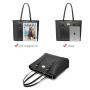 LOVEVOOK Hot sale office ladies casual laptop tote bag Waterproof Structured leather shoulder bag women briefcase laptop handbag