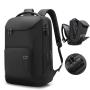 2024 Hot Style Business with USB Polyester Custom Waterproof Backpack Bag Men Laptop Backpacks