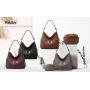 Realer 2022 3 in 1 Large Hobo Purses PU Leather Purses and Handbags Vintage Ladies Crossbody Bag Casual Hobo Handbags for Women