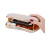 HR012 Women Evening Party Clutch Bags New Trend Metal Chain Open Small Square Bags Luxury Weddings Retro Banquet Handbag