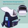 ZWY200 New Nylon Lightweight Daily Children School Bag Wholesale Cartoon Student Shoulder Bag Hot Sale Customizable Backpack