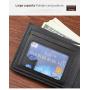 men's wallet, money clip, card holder, multi-functional soft leather wallet, multiple card slots, large capacity men's wallet