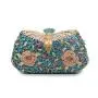 Hot selling Blue  Crystal Gown Rhinestone Purse Dress Elegant Clutches Banquet Stone Evening Clutch bags for women
