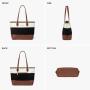 LOVEVOOK 2024 Designer PU Leather Ladies Shoulder Hand bag 3 pcs Luxury Purse and Handbags Set Large Cute Women Tote Bags