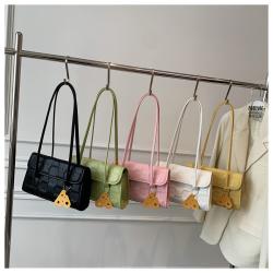 Solid Color Popular Women Bag High Texture  Biscuit Women's Handbag Niche Urban Simple Armpit Single Shoulder Diagonal Bag