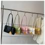 Solid Color Popular Women Bag High Texture  Biscuit Women's Handbag Niche Urban Simple Armpit Single Shoulder Diagonal Bag