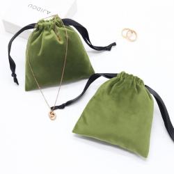 Luxury Small Velvet Packaging Bag For Gift Perfume Cosmetic Luxury Soft Velvet Jewelry Pouch