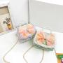 2023 New Children's Pearl Handheld Bag Fashion Bow Mini Bag Designer Handbag Wholesale Designer Handbag Wholesale