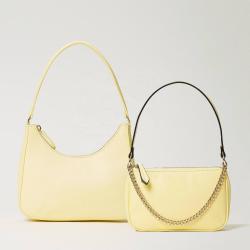 2024 New Arrival Womens Shoulder Bag With Chain Custom Logo Fashion Lichee Pattern Soft Vegan Leather Purse Women Hobo Bags