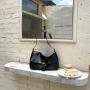 2024 Wholesale Women's Hand Bag Flip Soft PU Leather Simple Shoulder Bag Fashion Plain Women's Handbags