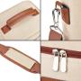 4 Bottle Travel Padded Wine Carrier Tote with Handle and Adjustable Shoulder Strap Insulated Wine Cooler Bag