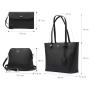 LOVEVOOK 2023 Brands Designer PU Leather Ladies Shoulder Hand bag 3 pcs Large Cute Women Tote Bags Luxury Purse and Handbags Set