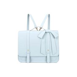2021 Baby Blue British Style Women Vegan Handbags And Bow Design  Female Shoulder Bag Backpack  Handbags