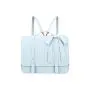 2021 Baby Blue British Style Women Vegan Handbags And Bow Design  Female Shoulder Bag Backpack  Handbags