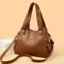 High Quality Leather Handbag Casual Crossbody Bags for Women 2024 New Large Capacity Shoulder Bags Ladies Travel Tote Bag