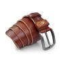 Men's casual leather belt heavy-duty vegetable tanned cowhide leather belt dress for men jeans with thick strap and buckle