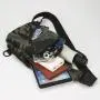 ZR557 Hot Selling Chest Bag Men New USB Shoulder Bag Sports Travel Crossbody Bag Leisure Solid Color Oxford Cloth Satchel